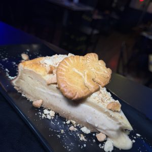 Tarta de queso de dinosaurio